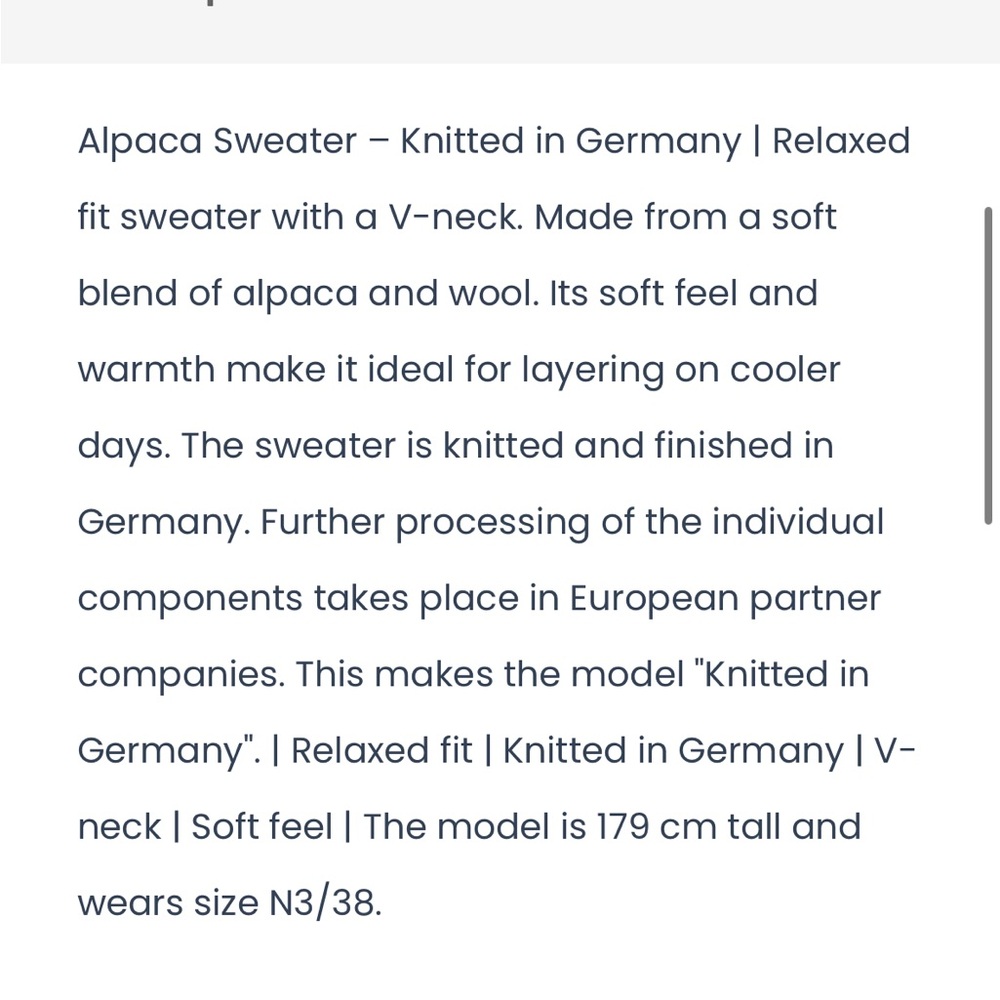 Marc Cain Sport Teal Alpaca Wool V-Neck Chunky Knit Sweater Oversized Small - Picture 13 of 14